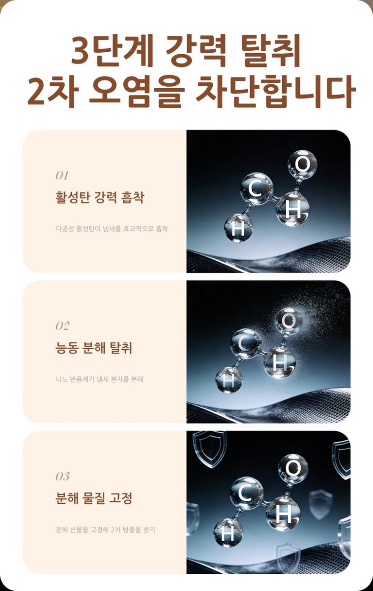 비슷한 미니공기청정기와 AIRYES 제품의 차이점을 비교하는 이미지.