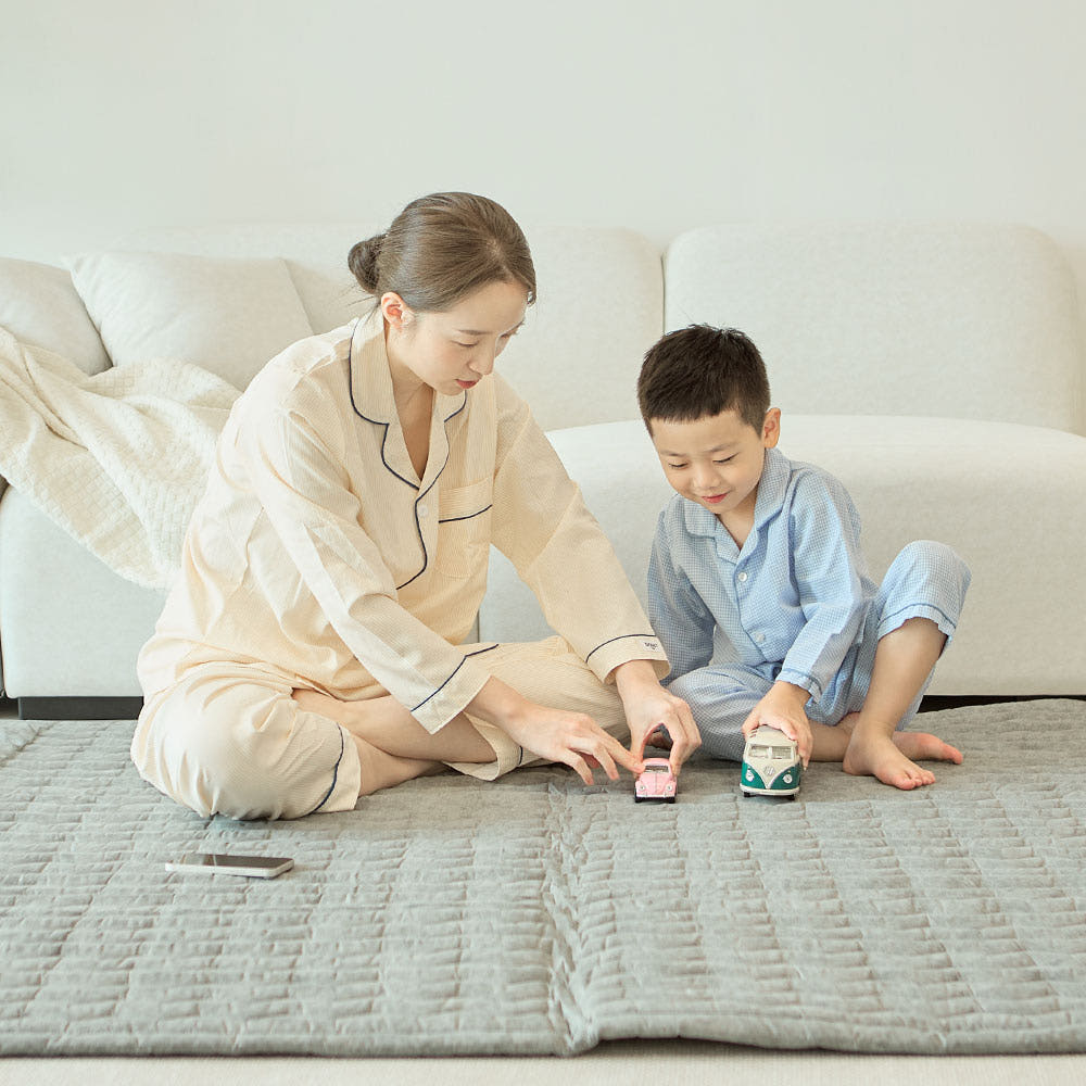 비나잇 프리미엄 온수매트의 스펙과 기능, 성인 두 명이 사용하기 적합한 크기.