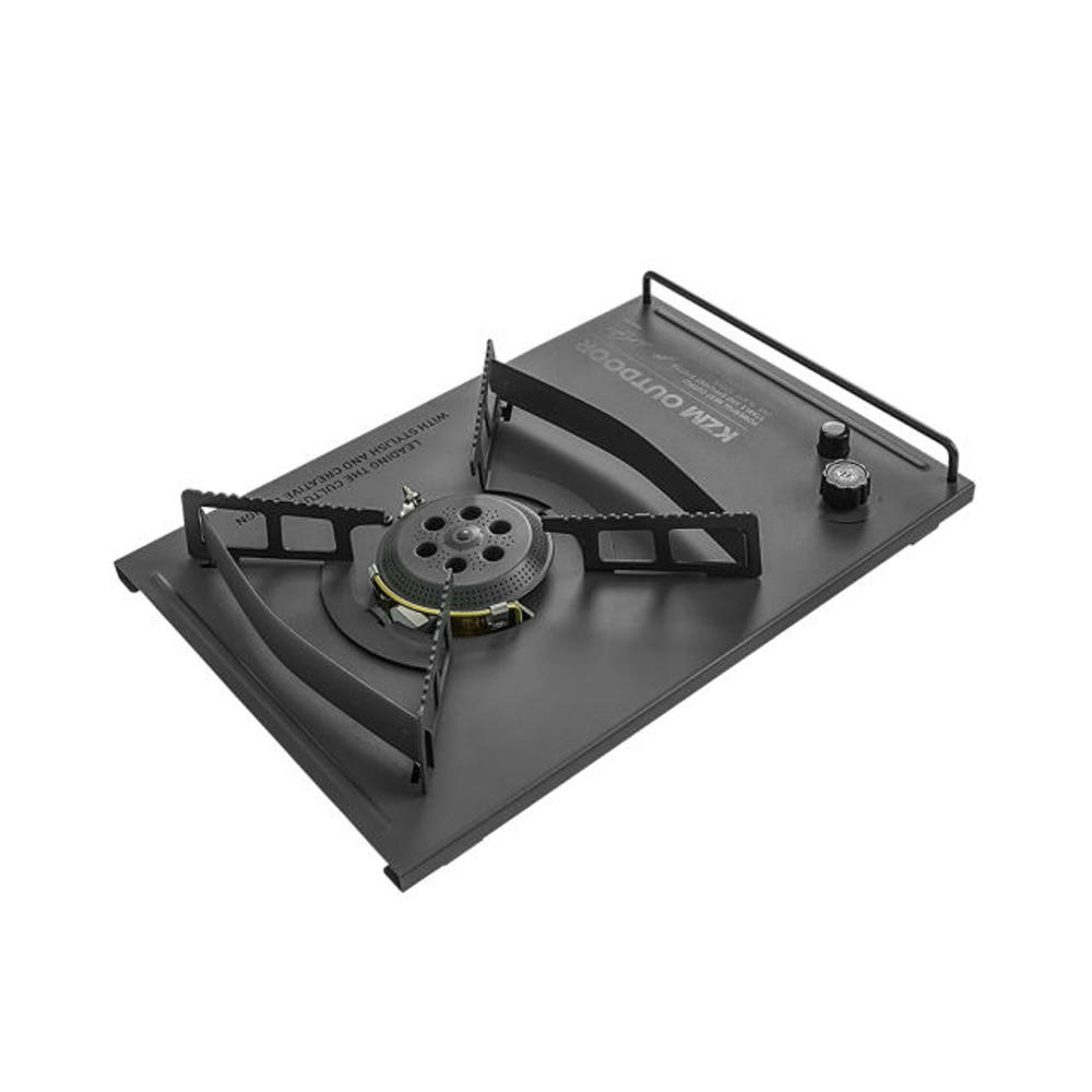 카즈미 원 플레이트 스토브의 스펙과 기능을 설명하는 이미지.