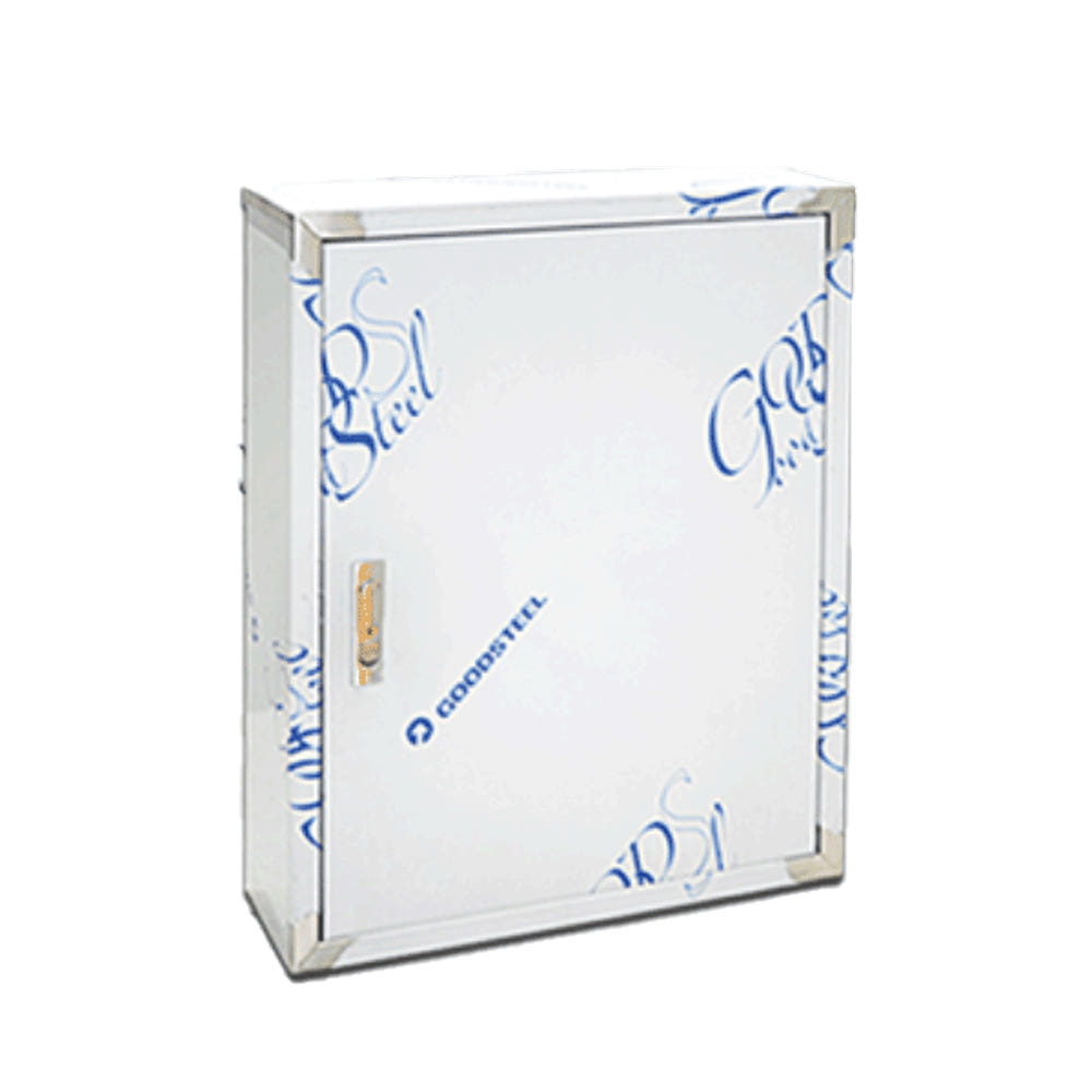 거성종합전기의 경제형 SUS 전기박스 분전반의 기본 스펙과 쓰임새를 설명하는 이미지.