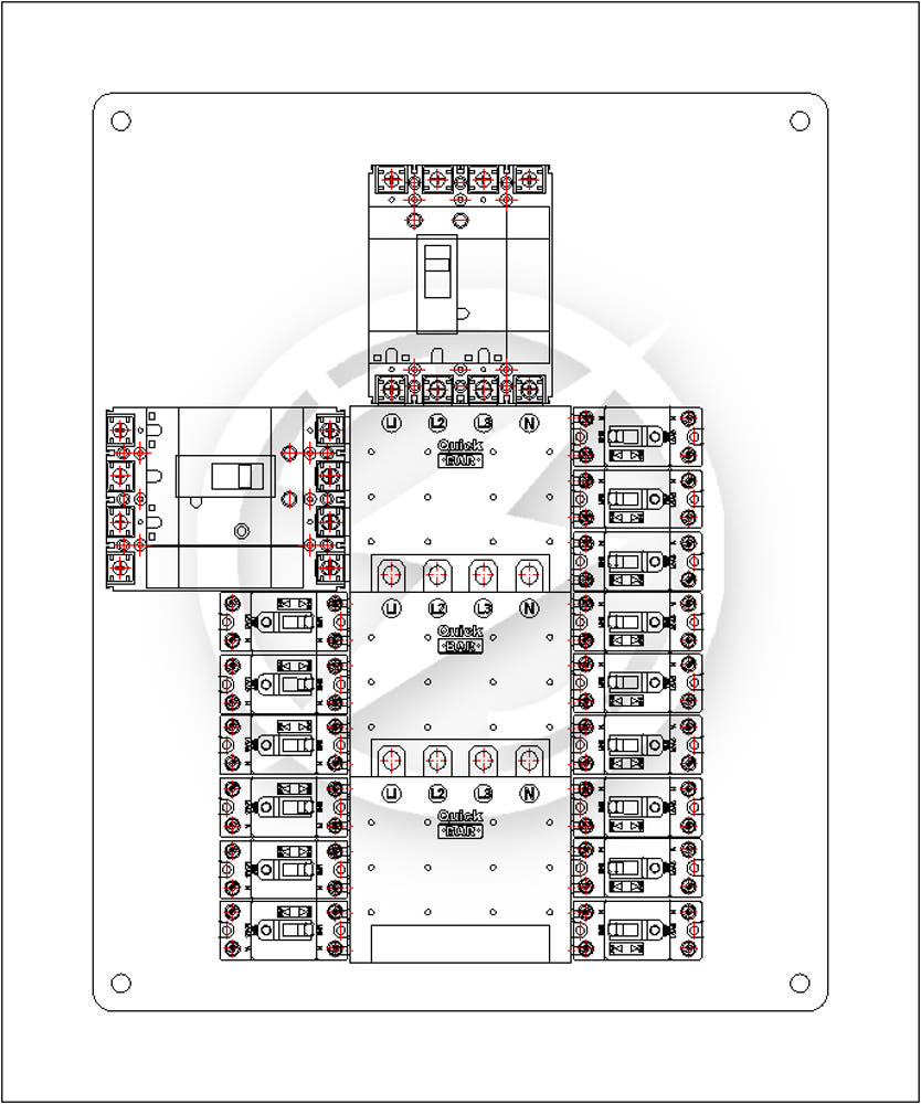 전기안전공사를 위한 누전 보호 설정을 고려한 전기 판넬 스펙.